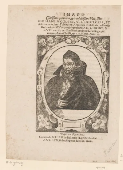 Portret van Chilian Vogler