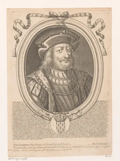Portret van Chilperik I