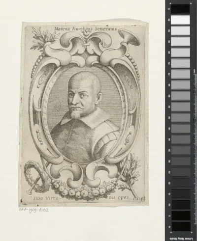 Portret van chirurg Marco Aurelio Severino