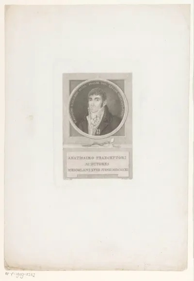 Portret van chirurg P. Asallini
