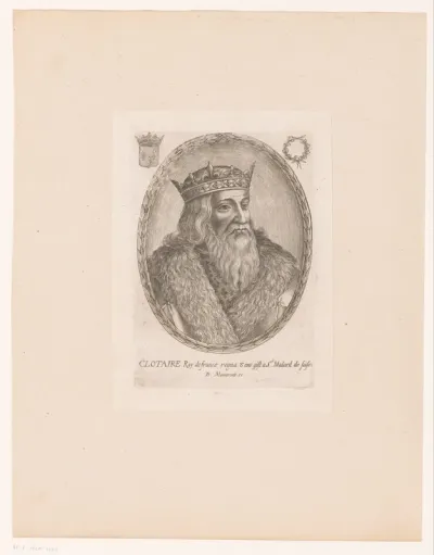 Portret van Chlotarius I, koning van Frankrijk