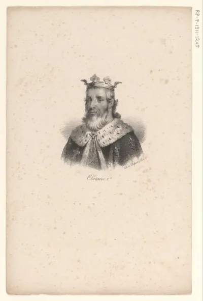 Portret van Chlotarius I