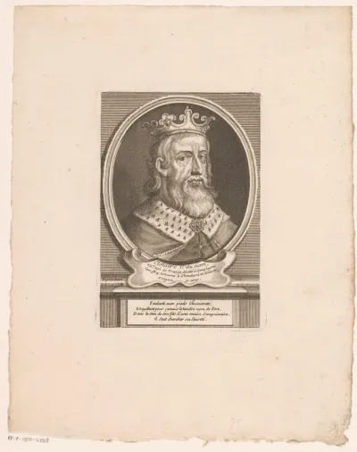 Portret van Chlotharius II