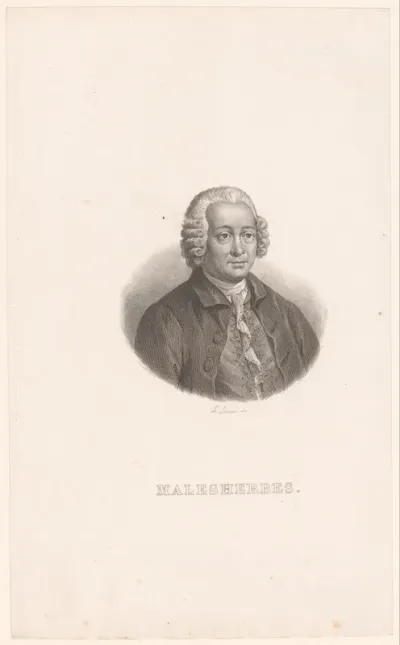 Portret van Chrétien-Guillaume de Lamoignon de Malesherbes