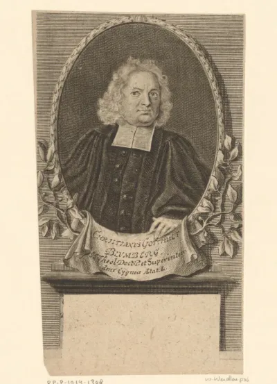 Portret van Chrisitan Gotthilf Blumberg