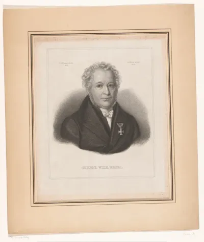 Portret van Christ. Wilh. Nebel