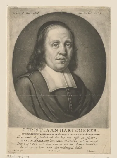 Portret van Christiaan Hartsoecker
