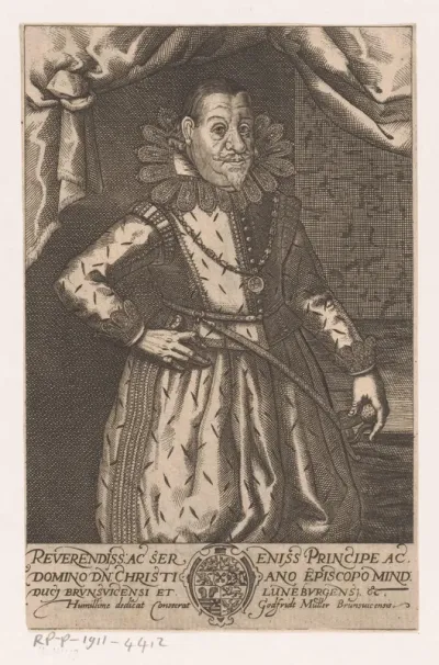Portret van Christiaan I, hertog van Brunswijk-Lüneburg