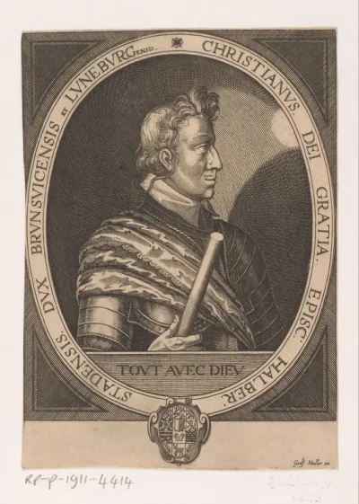 Portret van Christiaan II, hertog van Brunswijk-Wolfenbüttel