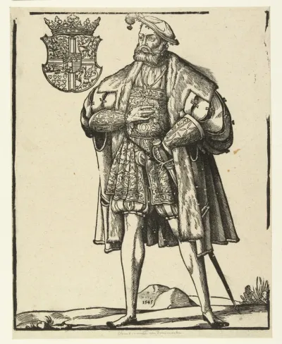 Portret van Christiaan III van Denemarken