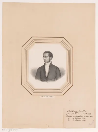 Portret van Christiaan Krabbe