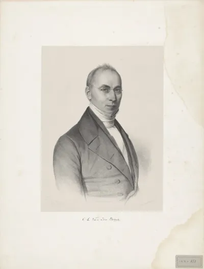 Portret van Christiaan Leonard van den Broek