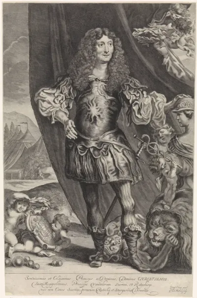 Portret van Christiaan Lodewijk I van Mecklenburg-Schwerin