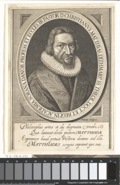 Portret van Christiaan Matthias