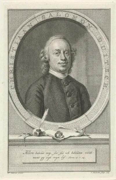 Portret van Christiaan Salomo Duijtsch