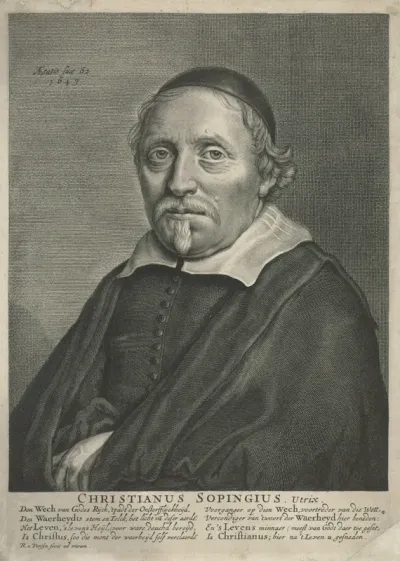 Portret van Christiaan Sopingius