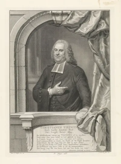 Portret van Christiaan Tisteijn
