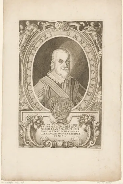 Portret van Christiaan van Brandenburg-Bayreuth