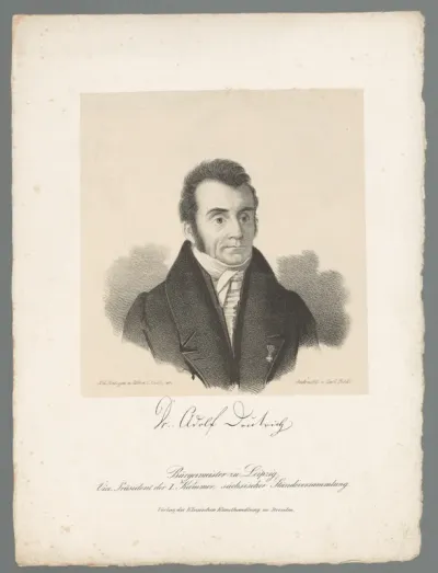 Portret van Christian Adolph Deutrich