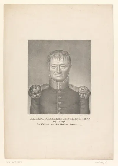Portret van Christian Adolph von Seckendorff