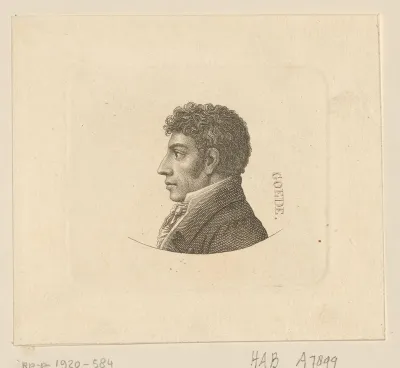 Portret van Christian August Gottlieb Göde