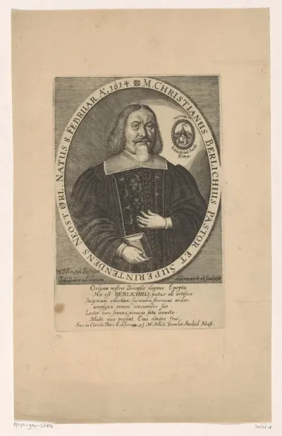 Portret van Christian Berlich