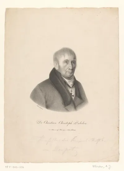 Portret van Christian Christoph von Dabelow