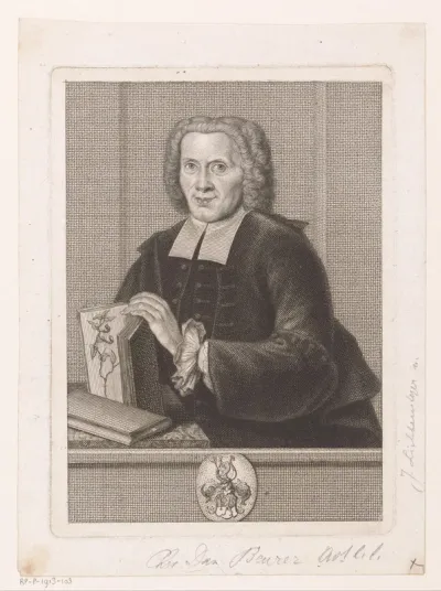Portret van Christian Daniel Beurer
