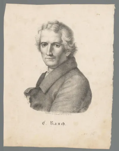 Portret van Christian Daniel Rauch