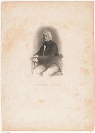 Portret van Christian Daniel Rauch