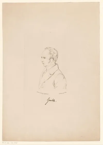 Portret van Christian Dietrich Grabbe