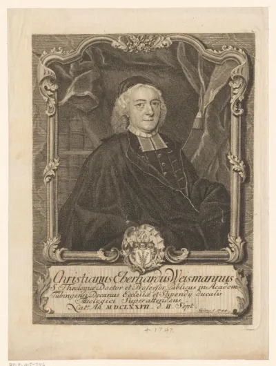 Portret van Christian Eberhard Weißmann