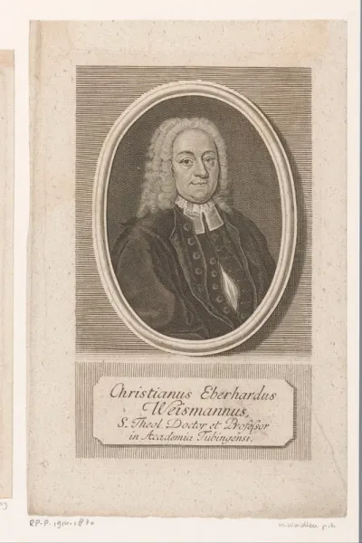 Portret van Christian Eberhard Weißmann