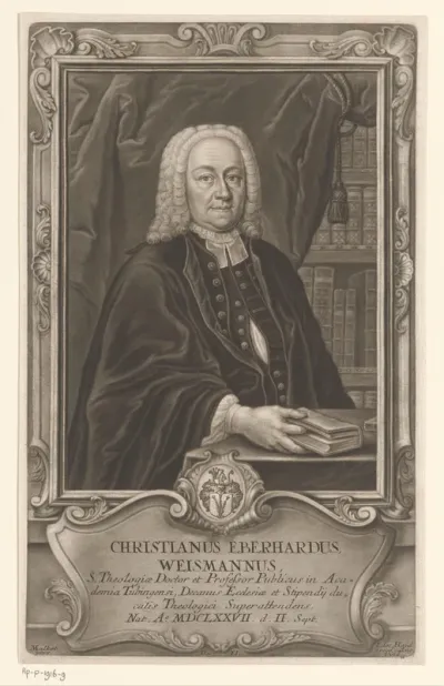 Portret van Christian Eberhard Weissmann