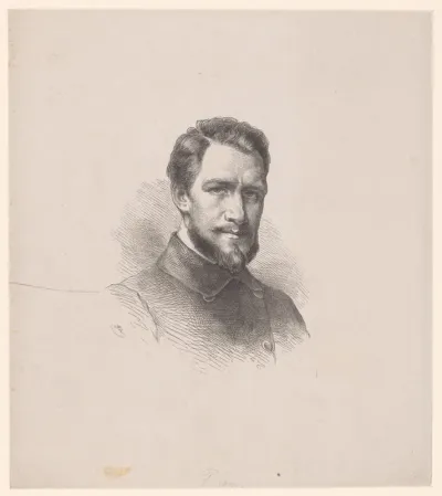 Portret van Christian Friedrich Gonne