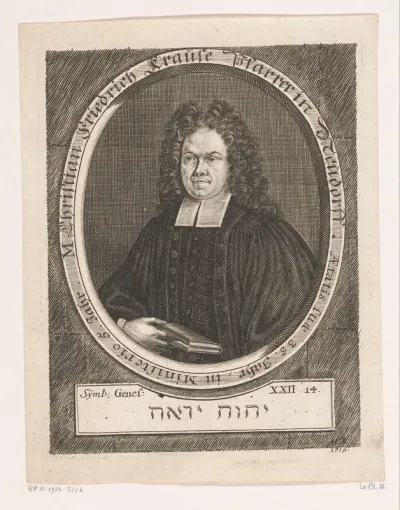 Portret van Christian Friedrich Krause