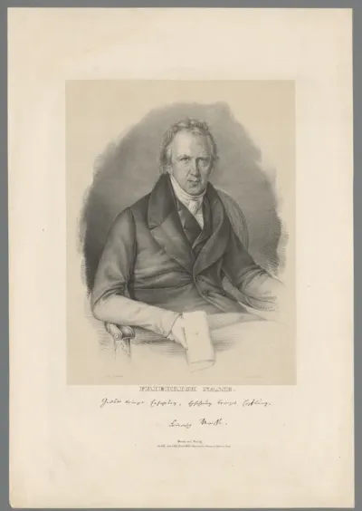 Portret van Christian Friedrich Nasse
