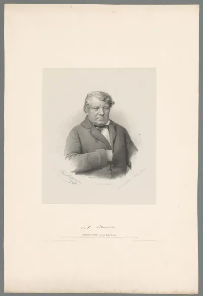 Portret van Christian Friedrich Schönbein