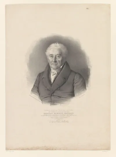 Portret van Christian Friedrich Segelbach