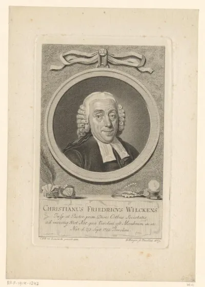 Portret van Christian Friedrich Wilckens