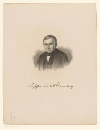 Portret van Christian Gottfried Ehrenberg