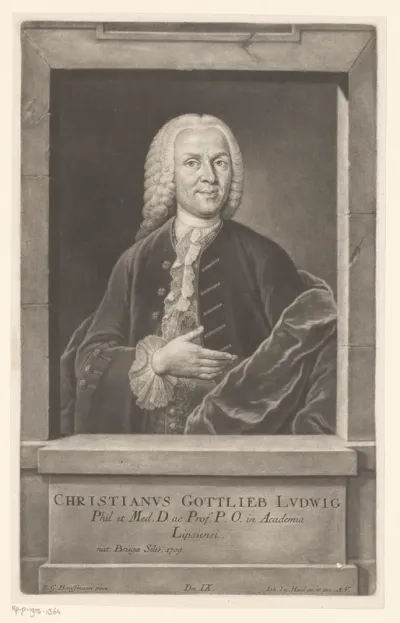 Portret van Christian Gottlieb Ludwig