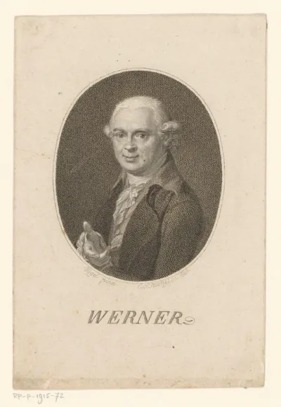 Portret van Christian Gottlieb Werner