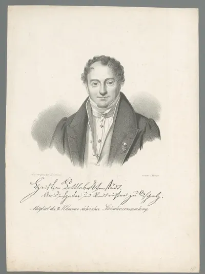 Portret van Christian Gottlob