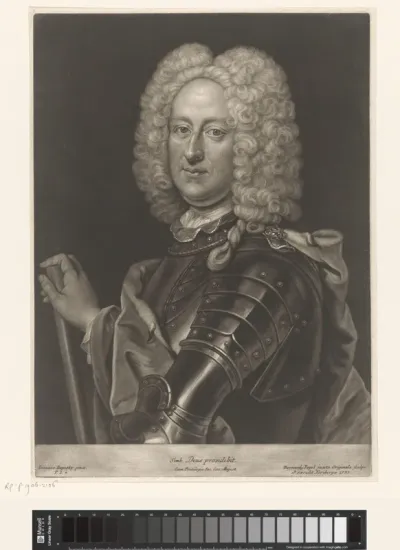 Portret van Christian, Graf Witt