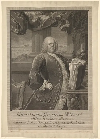 Portret van Christian Gregor Altner