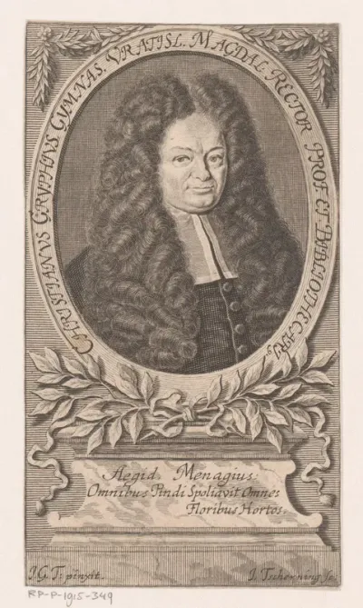 Portret van Christian Gryphius