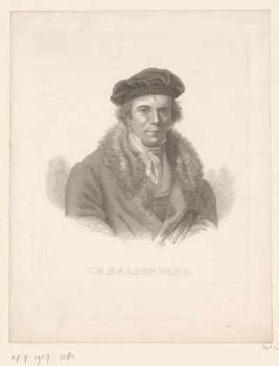 Portret van Christian Haldenwang