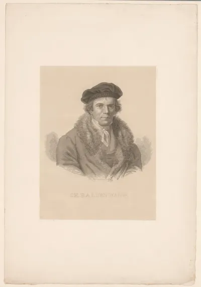 Portret van Christian Haldenwang