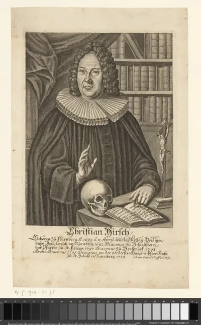 Portret van Christian Hirsch